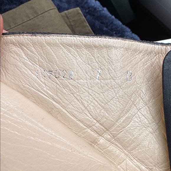 COPY - Gucci Monogrammed Black Pointed Toe Ankle Boots 7 - Picture 9 of 9